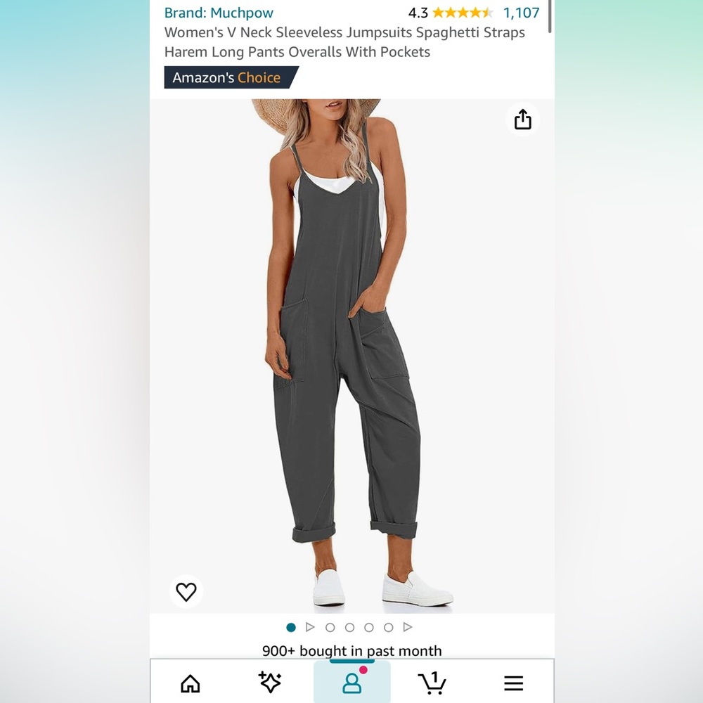 Grey jumpsuit